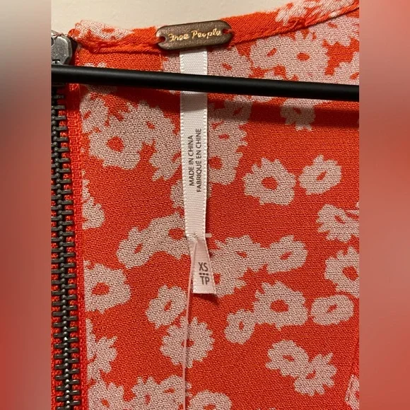 Free People Paprika Combo Floral Bohemian Lace Flowy Dress - Picture 6 of 10